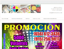 Tablet Screenshot of impresoscastillo.com